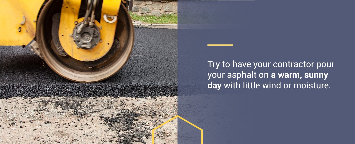 Best Weather to Pave Your Driveway