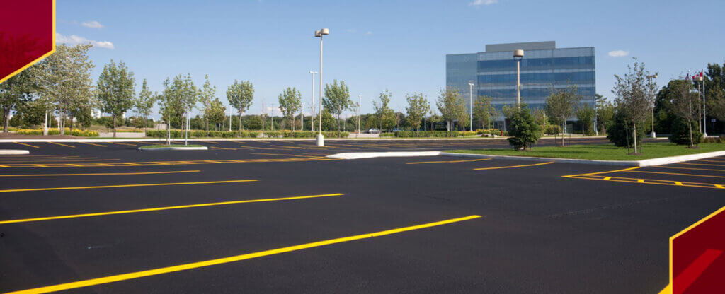 concrete vs. asphalt parking lots